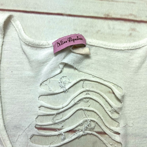 Cheetah Print Cross Distressed Tank Top - Small - Picture 8 of 8